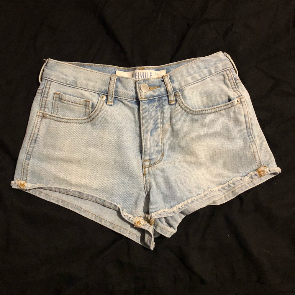 Brandy Melville Light Wash Jean Shorts